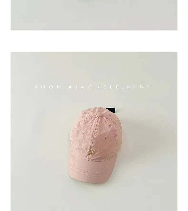 Children's Sunscreen Cap Summer New Boys Baseball Cap Ins South Korea Baby Sun Hat Thin Quick-drying Cap — feature 17