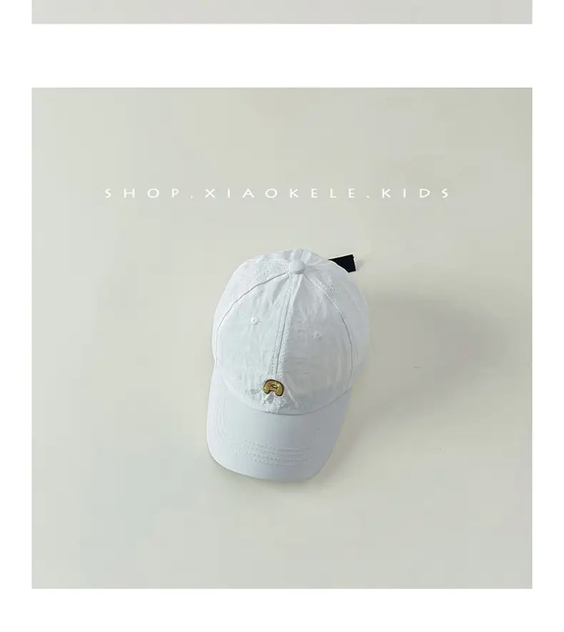 Children's Sunscreen Cap Summer New Boys Baseball Cap Ins South Korea Baby Sun Hat Thin Quick-drying Cap — feature 18