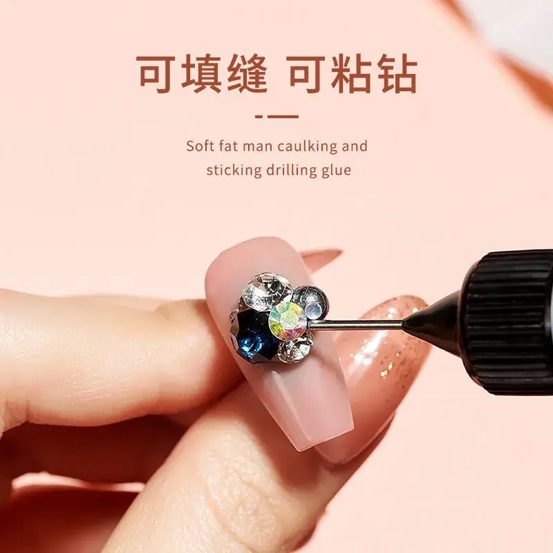 Diamond Nail Glue for No-Wash Edges Soft Fat Caulking - Image 4