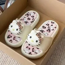 Cartoon Clogs for Women to Wear Outside, Versatile Thick-Soled Non-Slip Cold Sweat Removable Eva Cute Baotou Slippers for Dogs — feature 11