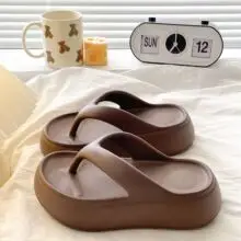 Cartoon Clogs for Women to Wear Outside, Versatile Thick-Soled Non-Slip Cold Sweat Removable Eva Cute Baotou Slippers for Dogs — feature 12
