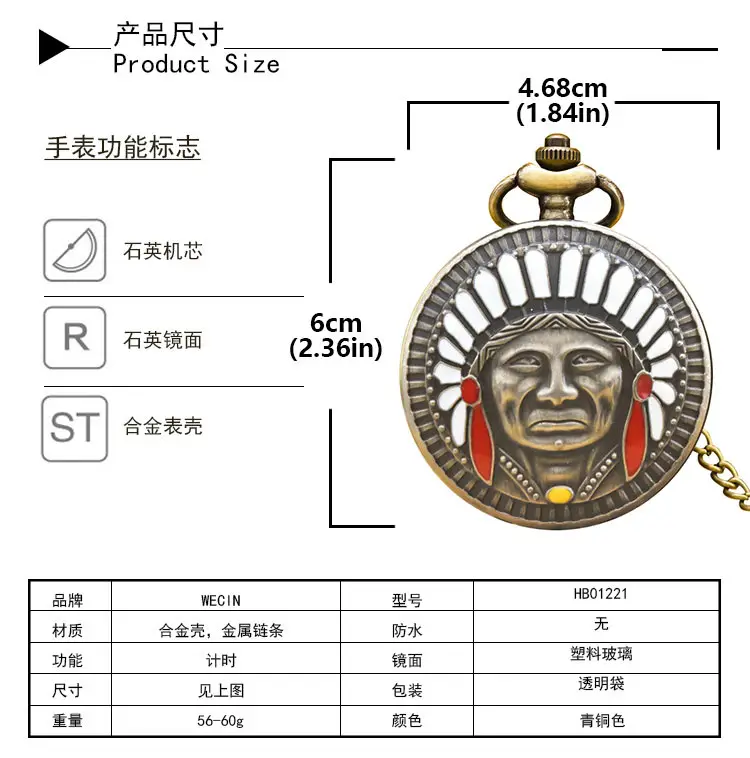 Antique Portrait Quartz Watch for Men — feature 14