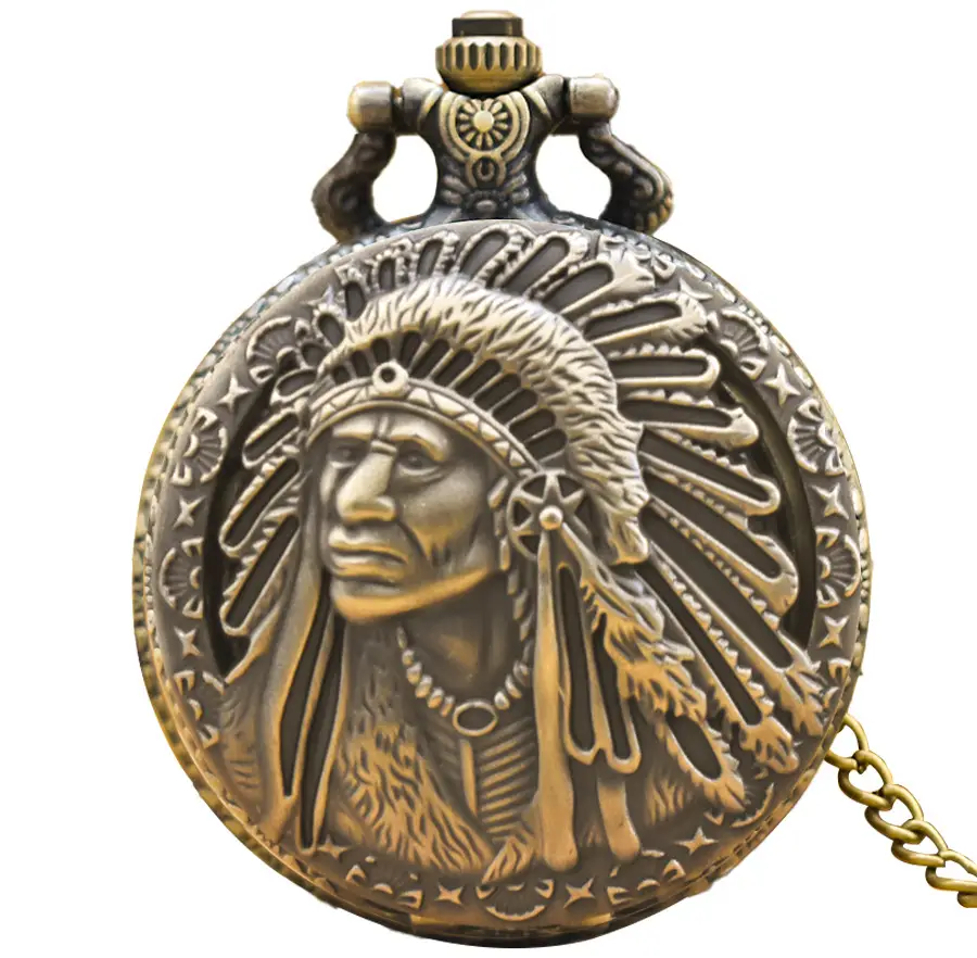 Antique Portrait Quartz Watch for Men