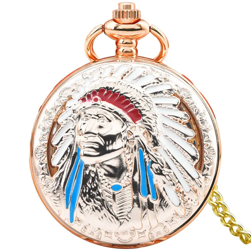 Antique Portrait Quartz Watch for Men
