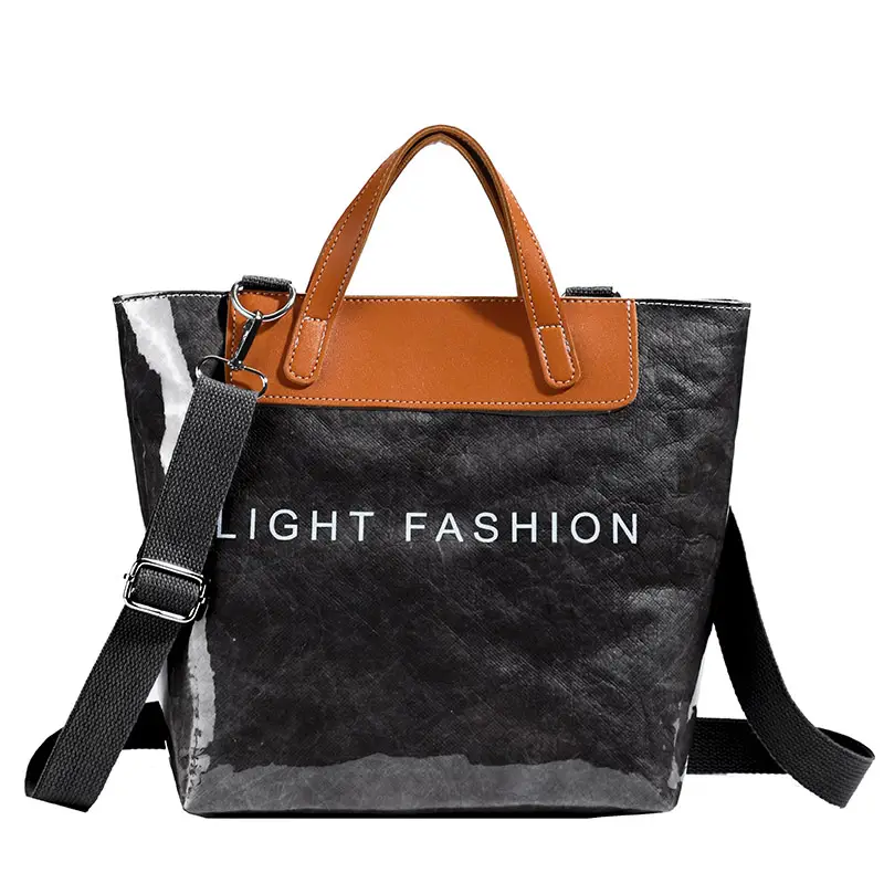 Women Transparent Paper Tote Bag 2025 Large Capacity - Image 11
