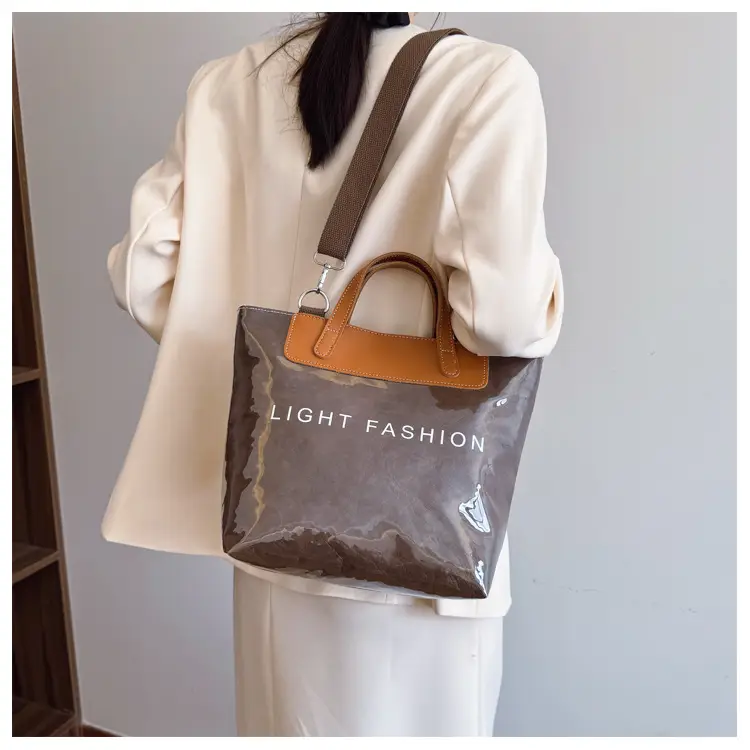 Women Transparent Paper Tote Bag 2025 Large Capacity — feature 15