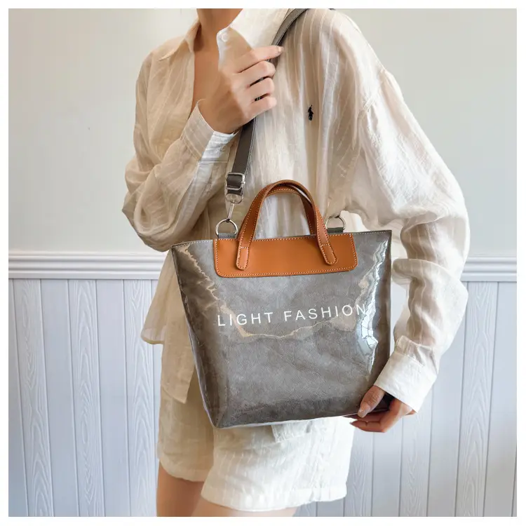 Women Transparent Paper Tote Bag 2025 Large Capacity — feature 20