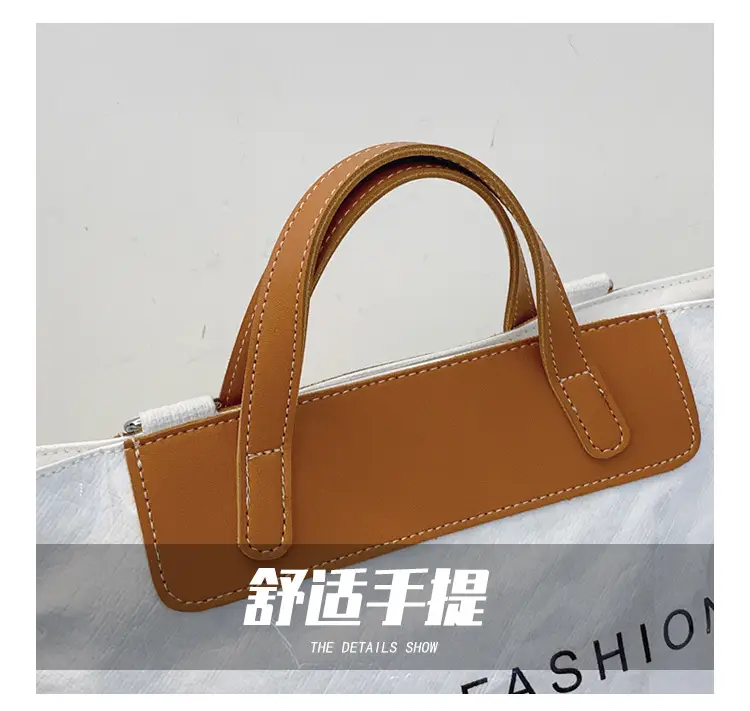 Women Transparent Paper Tote Bag 2025 Large Capacity — feature 7