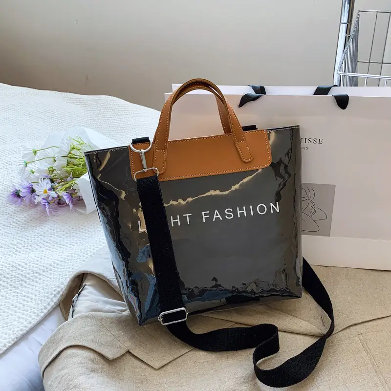 Women Transparent Paper Tote Bag 2025 Large Capacity - Image 6