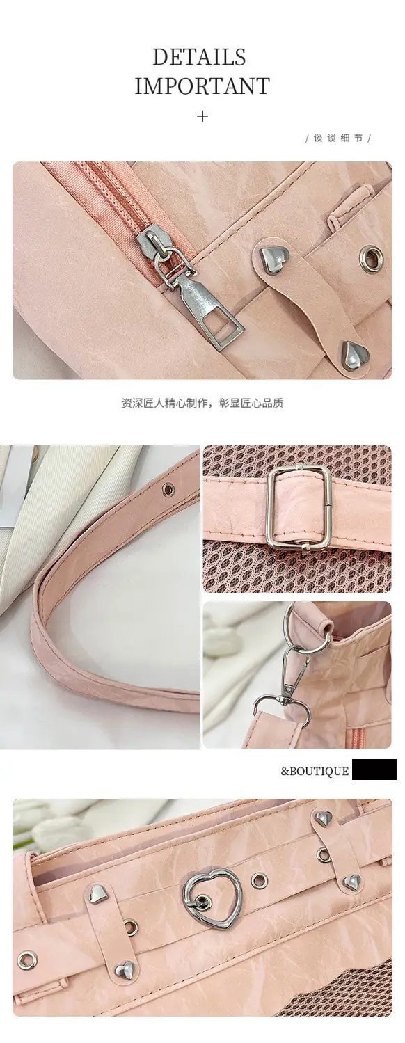 2025 Transparent Square Handbag with Mesh Design — feature 3