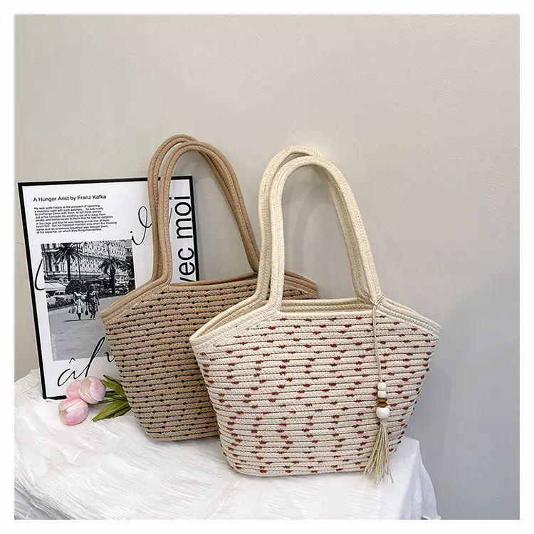 Large Capacity Woven Beach Bag for Women — feature 20