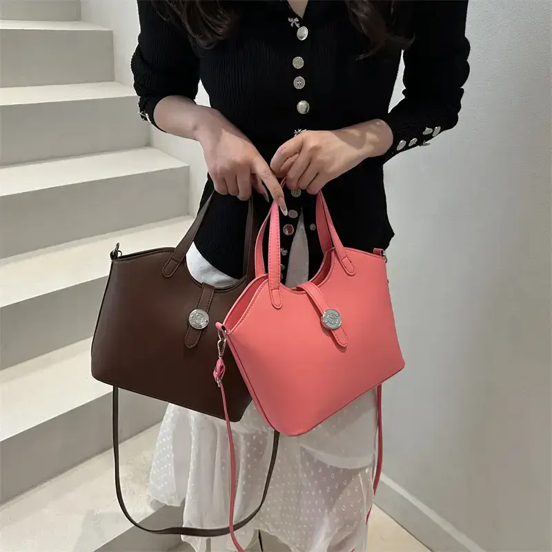 Women's Textured Shoulder Bag White Beige New Arrival — feature 38