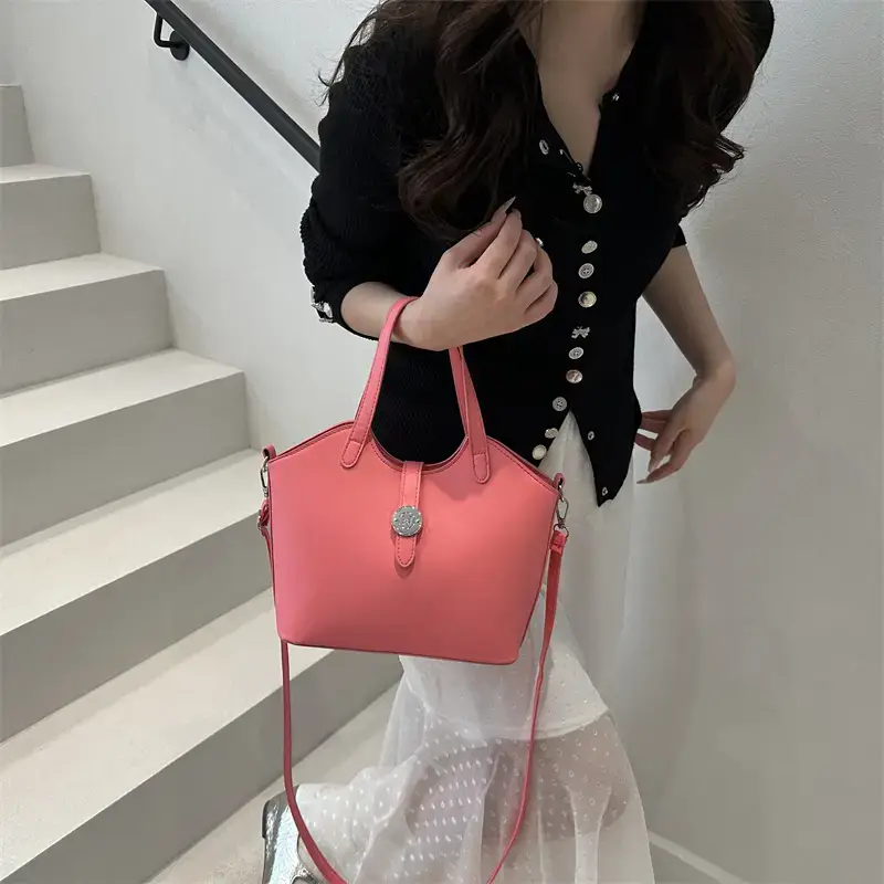 Women's Textured Shoulder Bag White Beige New Arrival — feature 40
