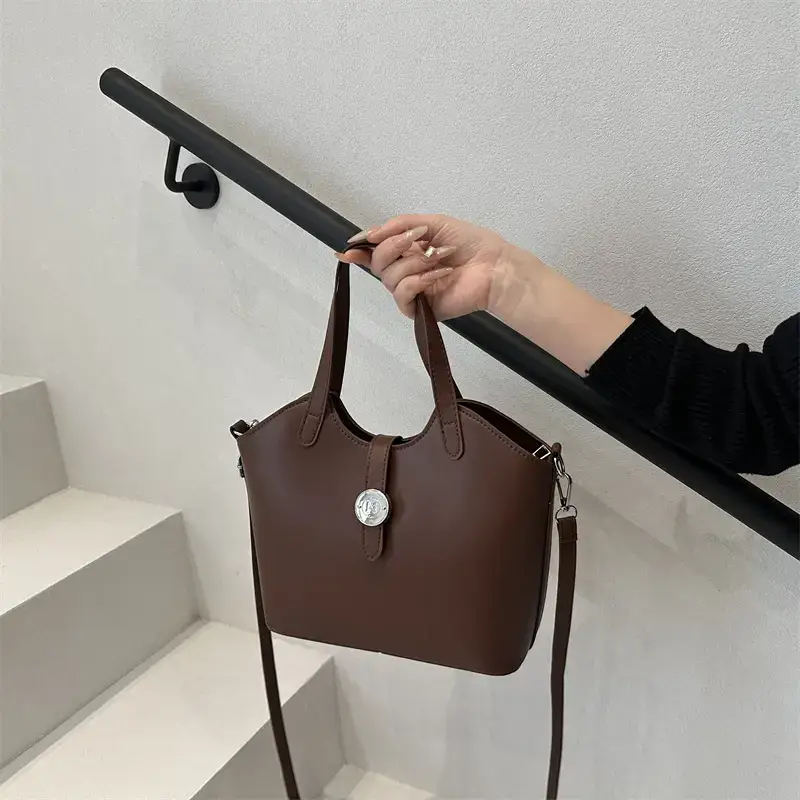 Women's Textured Shoulder Bag White Beige New Arrival — feature 43