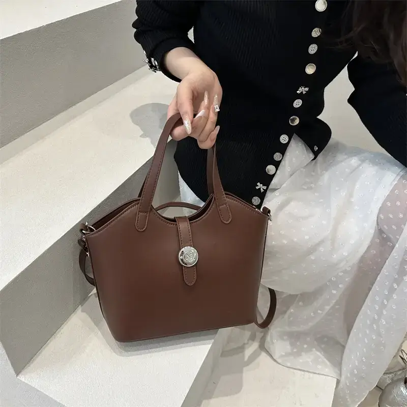 Women's Textured Shoulder Bag White Beige New Arrival — feature 44