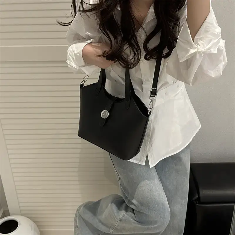 Women's Textured Shoulder Bag White Beige New Arrival — feature 50