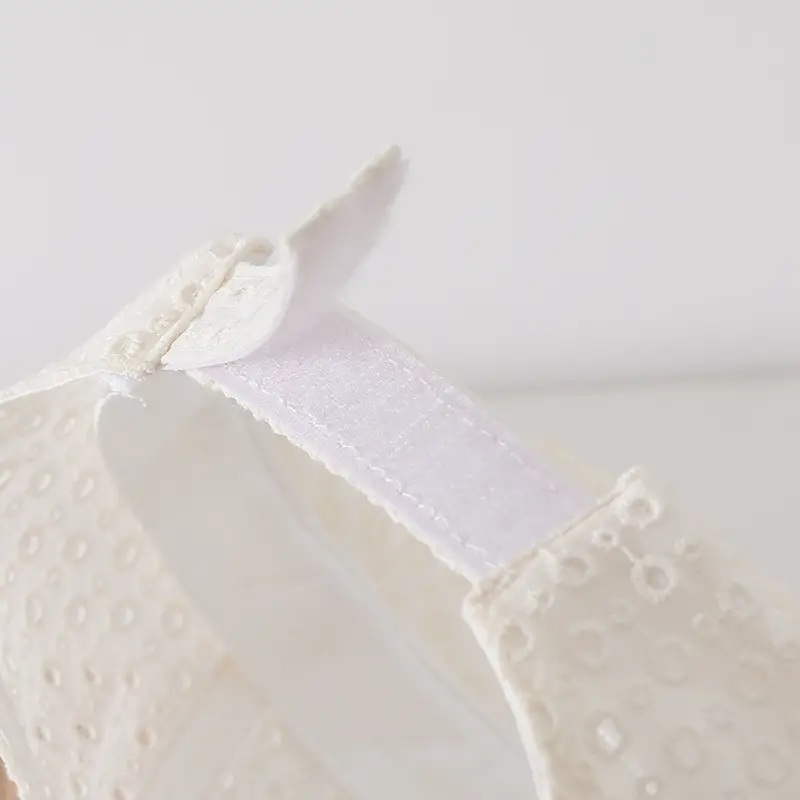 Baby Sunhat with Red Flower Cap Large Bristle — feature 8
