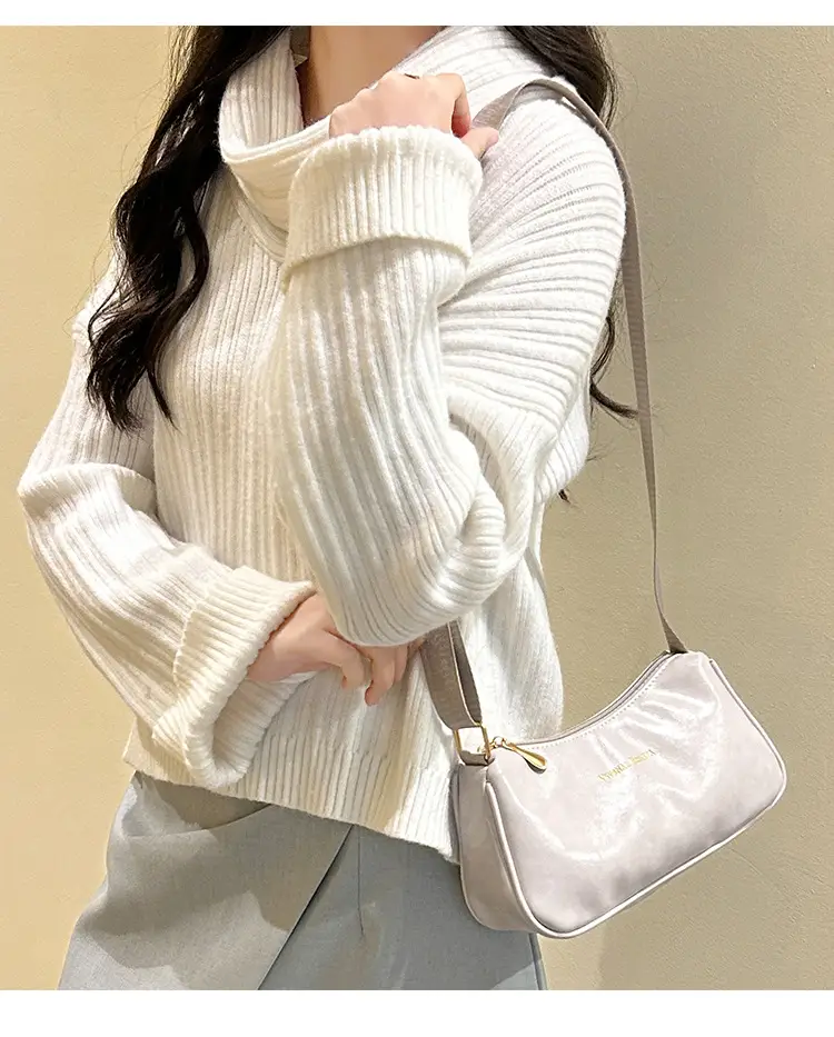 2025 European Underarm Bag for Women Brown Black White — feature 17