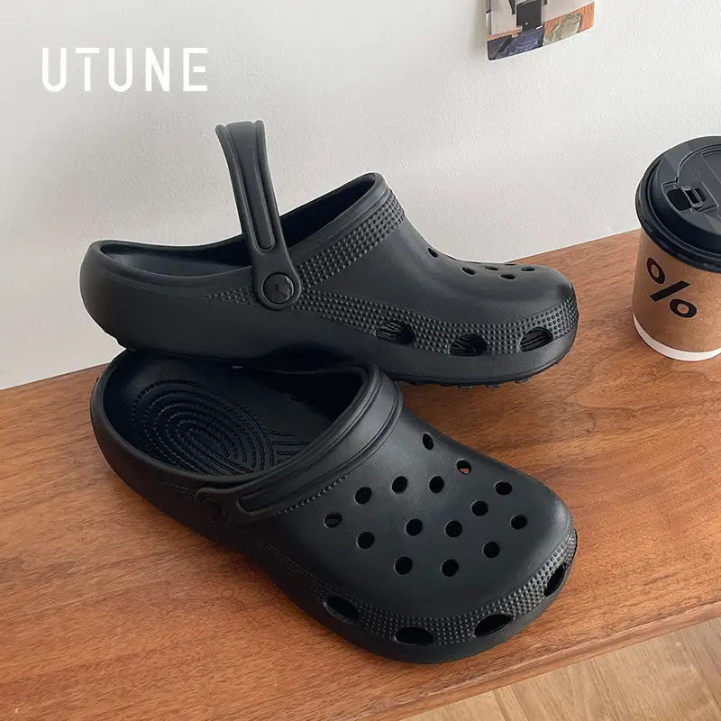 Pink Clog Sandals for Men, Soft Soles, Anti-Odor, Non-Slip