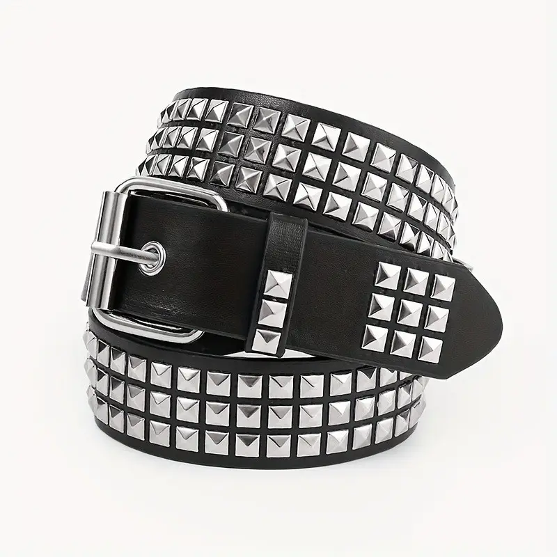 Pink Skull Beaded Belt for Women Subculture - Image 3