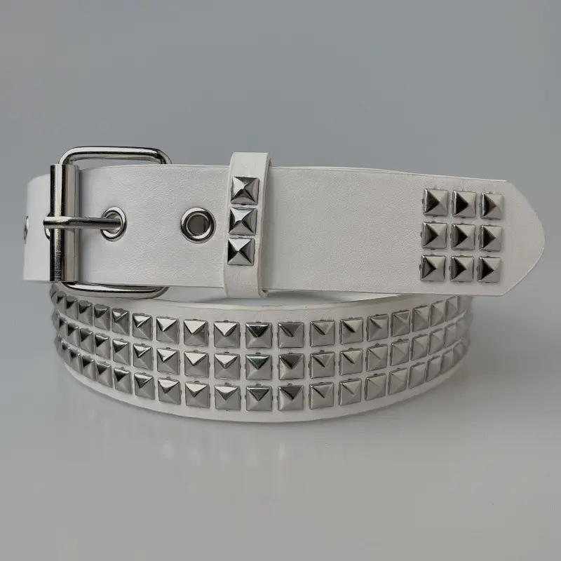 Pink Skull Beaded Belt for Women Subculture - Image 4