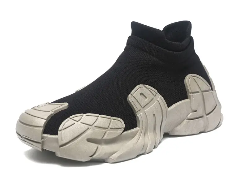 2025 Spring New Parent-Child Shoes Fashionable Versatile Couple Sports Casual Shoes Women's Flyknit Breathable Soft Sole Sock Shoes — feature 24