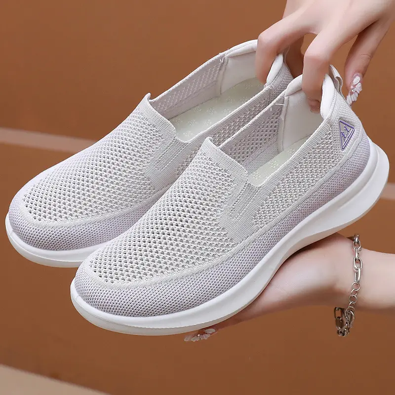 Women's Spring and Autumn New Breathable Wear-Resistant Non-Slip Versatile Fashion Slip-On Shoes Cross-Border Wholesale Lazy Wear-Resistant Slip-Ons - Image 6