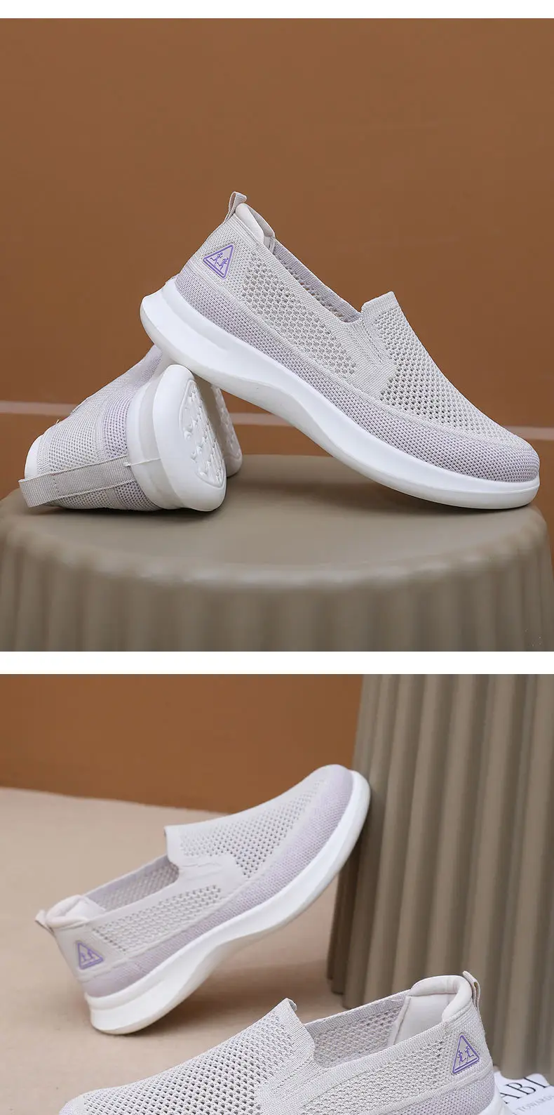 Women's Spring and Autumn New Breathable Wear-Resistant Non-Slip Versatile Fashion Slip-On Shoes Cross-Border Wholesale Lazy Wear-Resistant Slip-Ons — feature 24