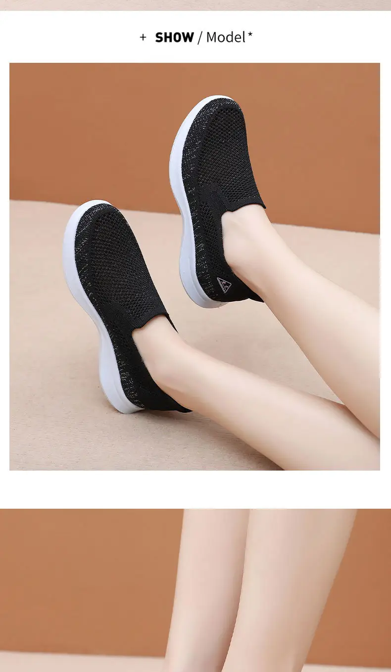 Women's Spring and Autumn New Breathable Wear-Resistant Non-Slip Versatile Fashion Slip-On Shoes Cross-Border Wholesale Lazy Wear-Resistant Slip-Ons — feature 26