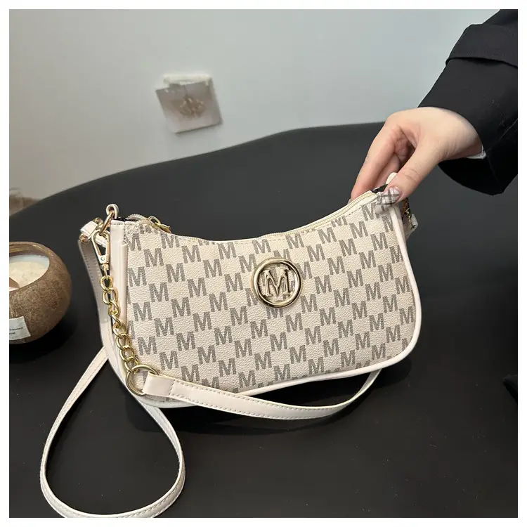 2025 Retro Printed Shoulder Bag Women's Gold Chain — feature 18
