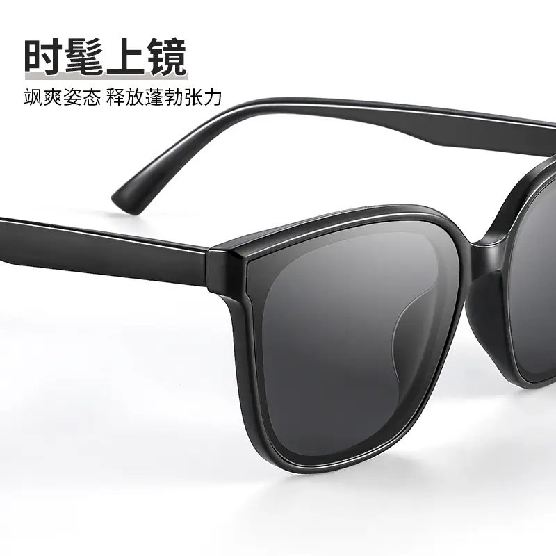 Black Polarized Sunglasses for Women UV400 Protection