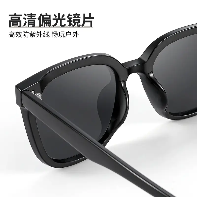 Black Polarized Sunglasses for Women UV400 Protection