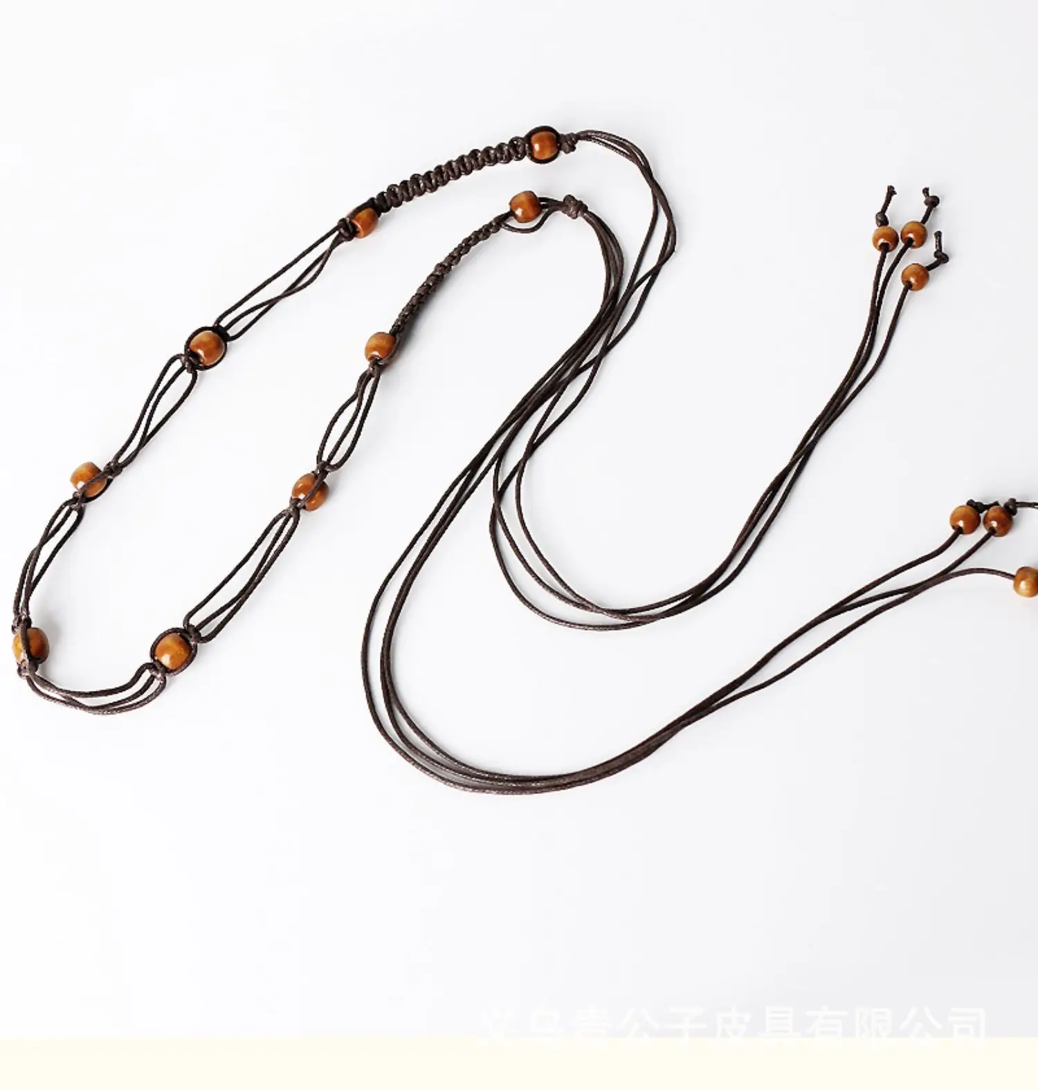 Gold Woven Belt Belt for Women Vintage Bohemian Waist Chain Dress - Image 3