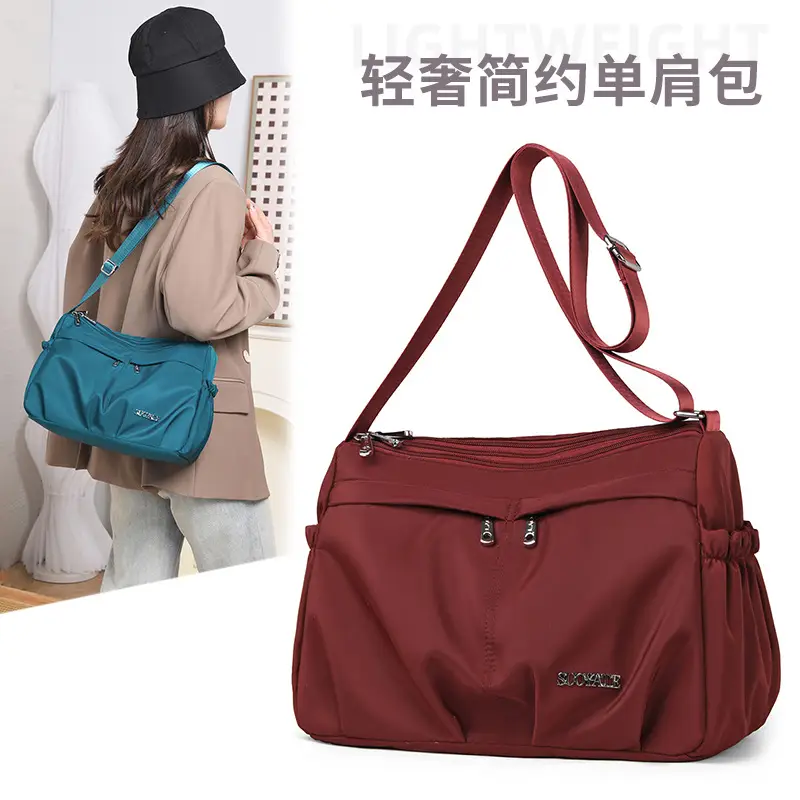 2025 New Nylon Crossbody Bag Women's All-match Casual Multi-layer Small Bag Portable Shoulder Bag - Image 7