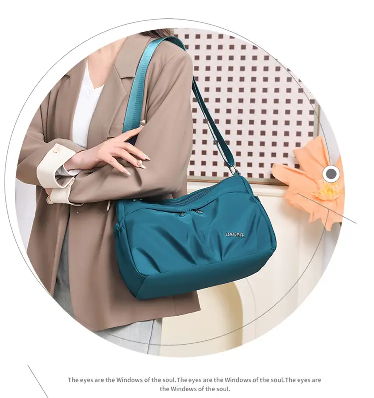 2025 New Nylon Crossbody Bag Women's All-match Casual Multi-layer Small Bag Portable Shoulder Bag — feature 23