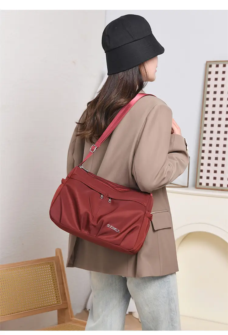 2025 New Nylon Crossbody Bag Women's All-match Casual Multi-layer Small Bag Portable Shoulder Bag — feature 26