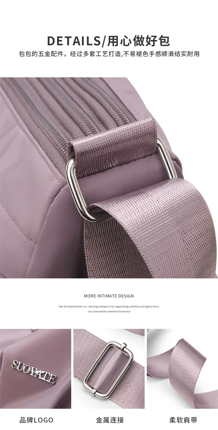2025 New Nylon Crossbody Bag Women's All-match Casual Multi-layer Small Bag Portable Shoulder Bag — feature 7