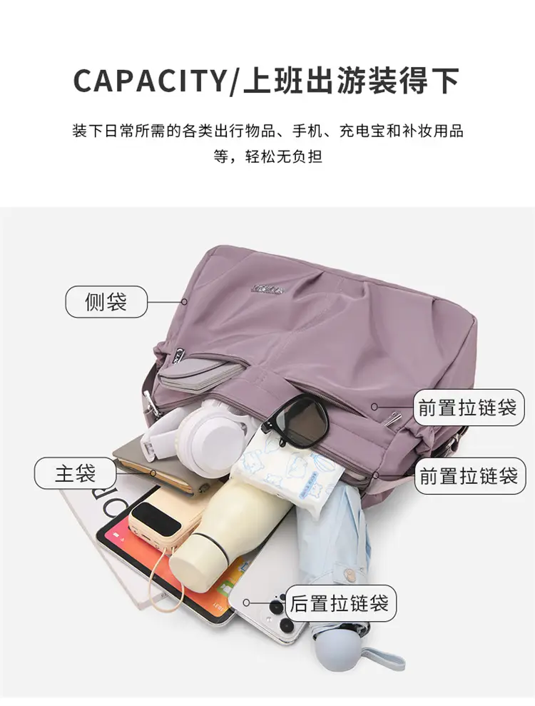 2025 New Nylon Crossbody Bag Women's All-match Casual Multi-layer Small Bag Portable Shoulder Bag — feature 8