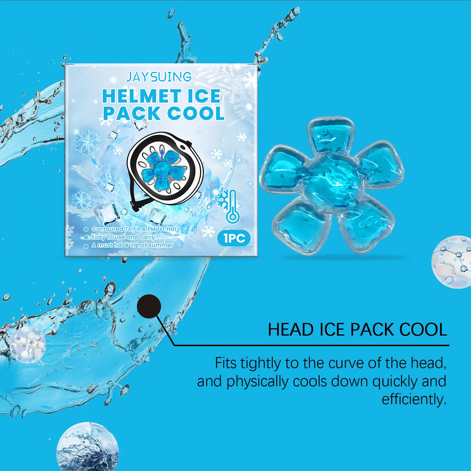 Head Ice Pack Cooler for Hot Weather — feature 13