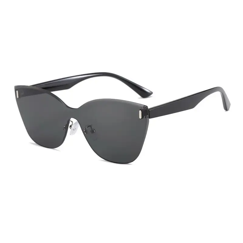 Cat's Eye Polarized Sunglasses UV Protection White Frame - Image 7