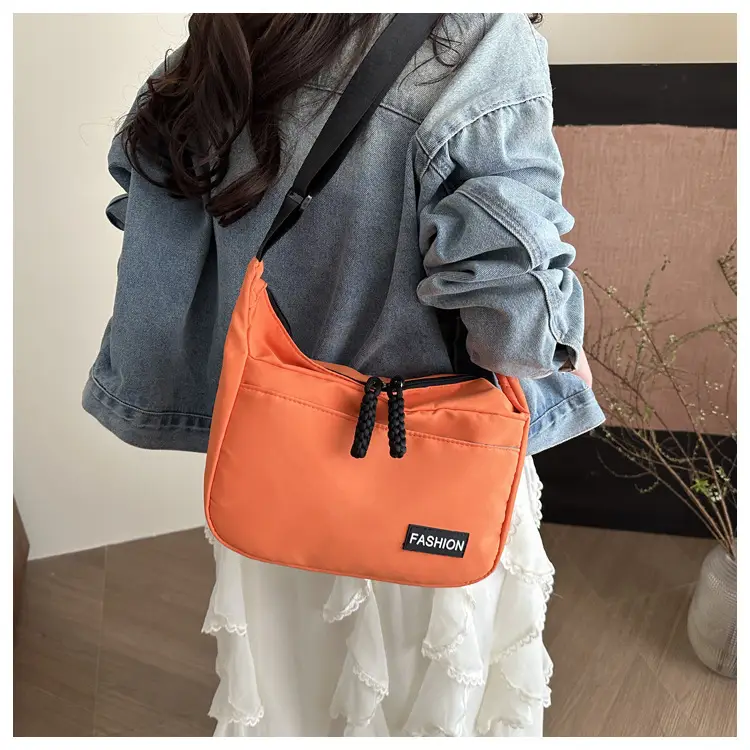 Orange Korean Style Large Capacity Women's Shoulder Bag — feature 18