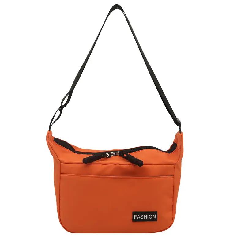 Orange Korean Style Large Capacity Women's Shoulder Bag - Image 3