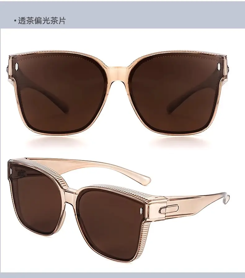 Men Polarized Sunglasses Black Frame Anti-Glare Outdoor β feature 33