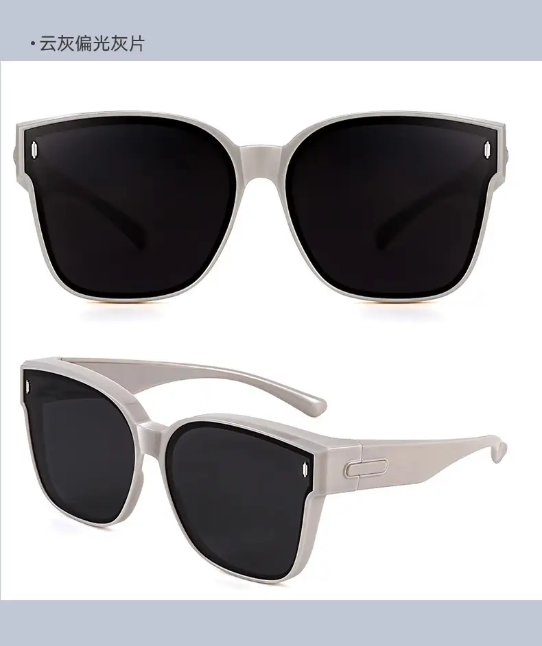 Men Polarized Sunglasses Black Frame Anti-Glare Outdoor β feature 34