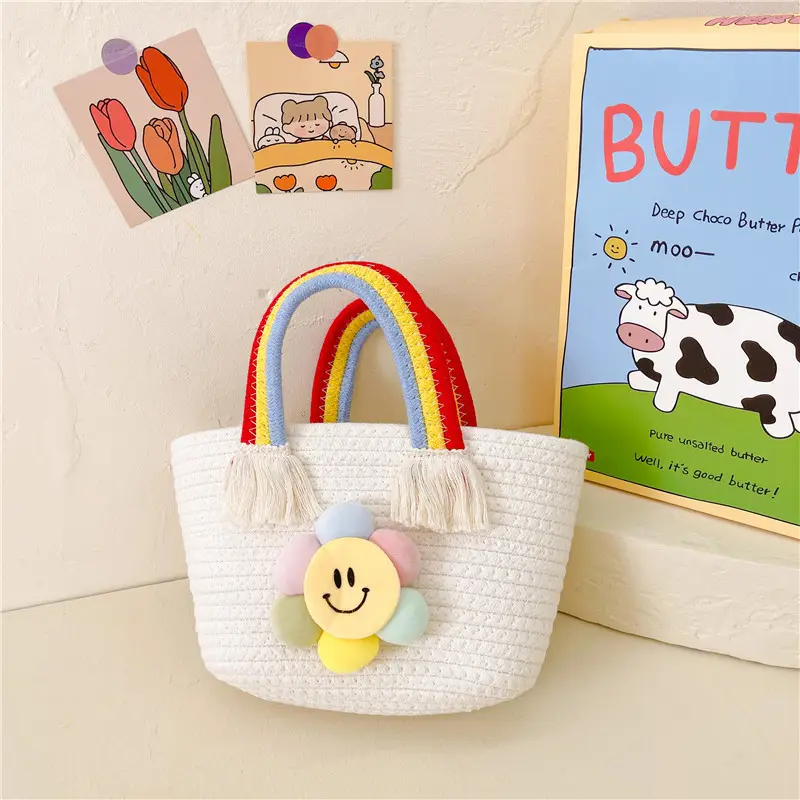 Children's Rainbow Cartoon Handbag Set of 3 - Image 3