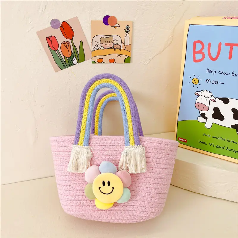 Children's Rainbow Cartoon Handbag Set of 3 - Image 4