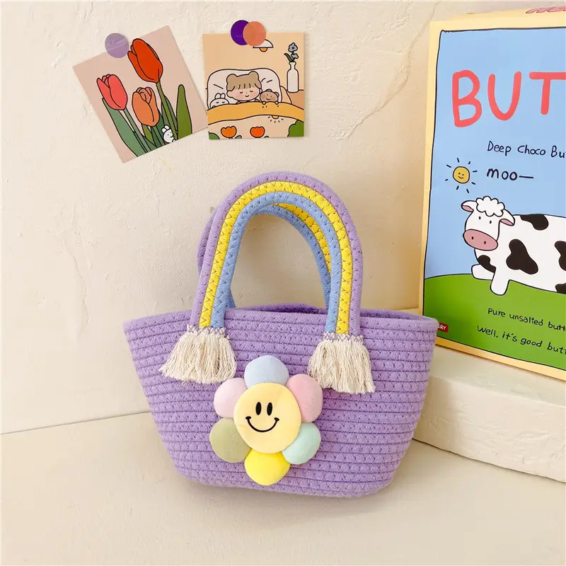 Children's Rainbow Cartoon Handbag Set of 3 - Image 5