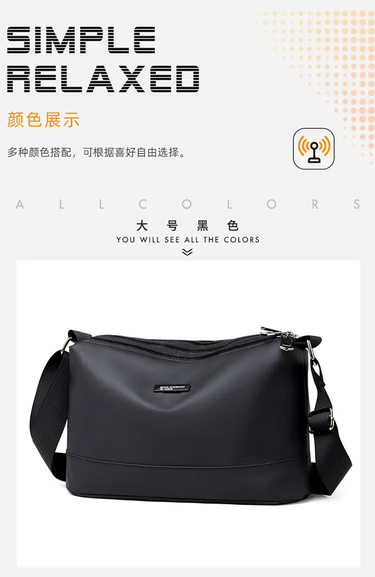 Korean Style Water-Repellent Crossbody Bag for Men — feature 20