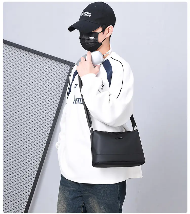 Korean Style Water-Repellent Crossbody Bag for Men — feature 25