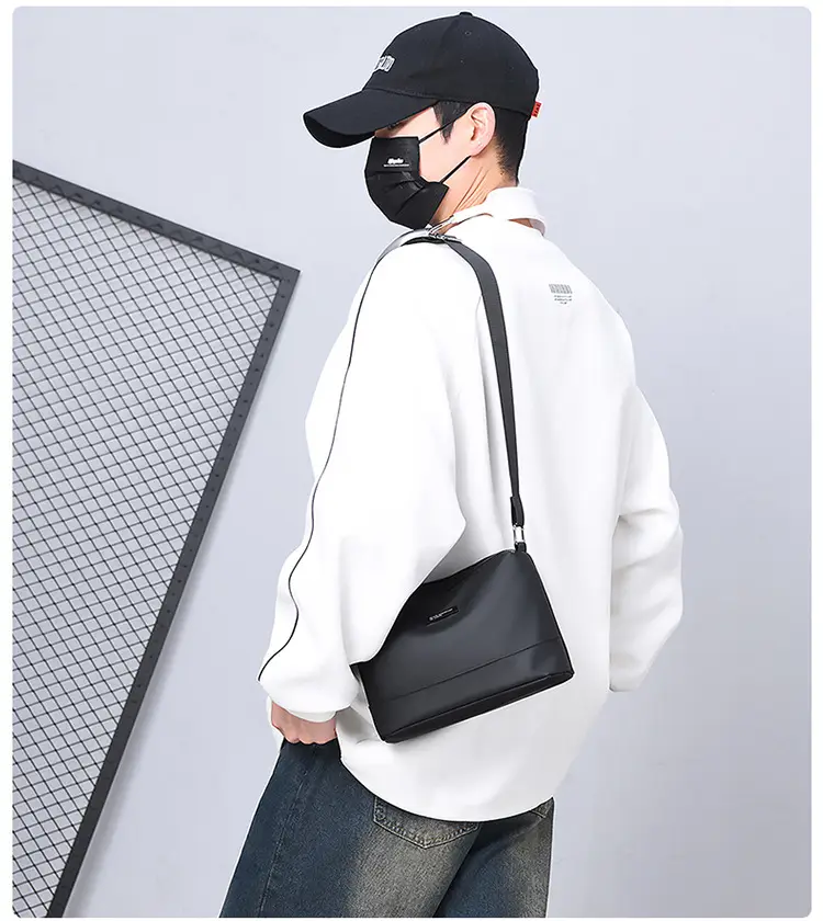 Korean Style Water-Repellent Crossbody Bag for Men — feature 28